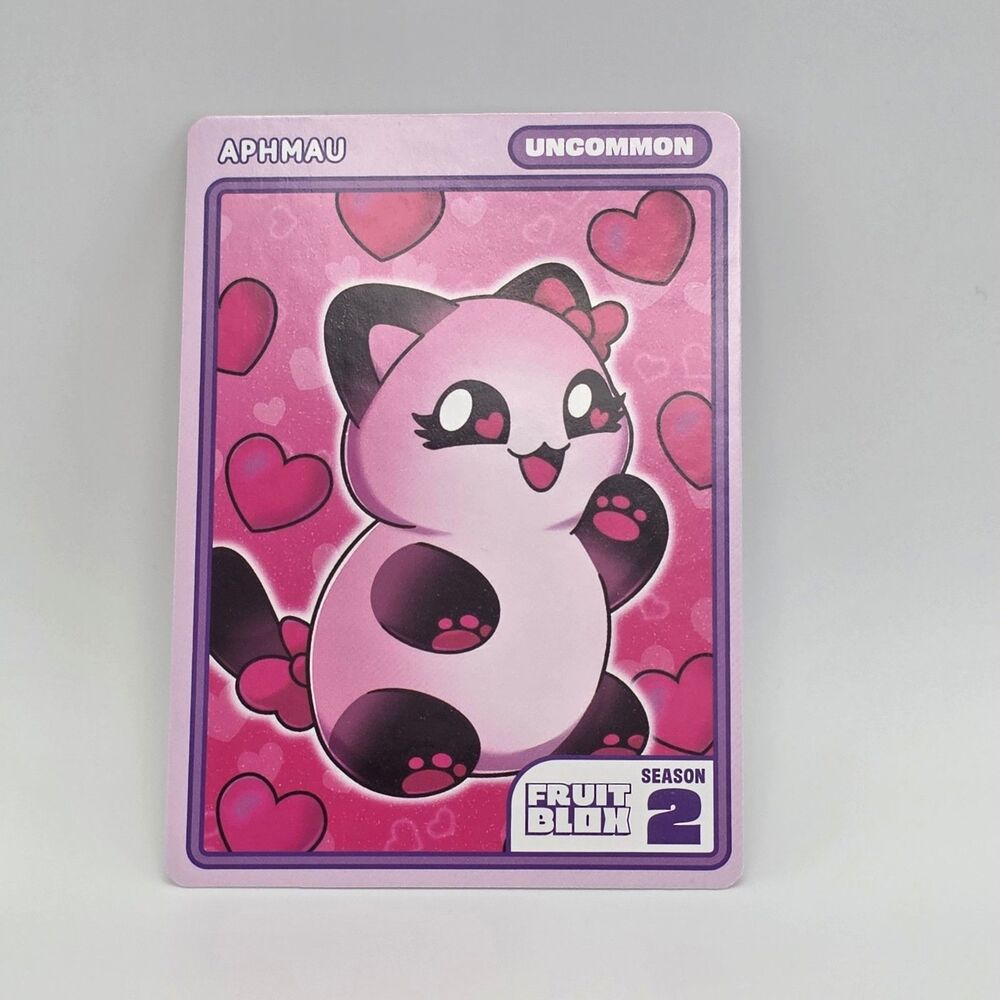Aphmau fruit blox trading cards season 2 KC Cat